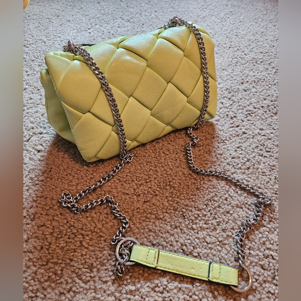 Quilted chain purse